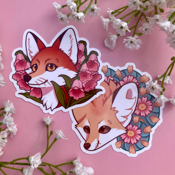 Fox Vinyl Stickers